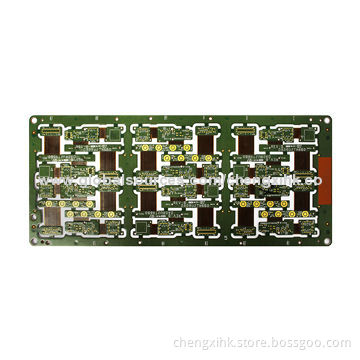 FR-4 Rigid-flex PCB with Immersion Gold, 0.2mm PI Stiffener